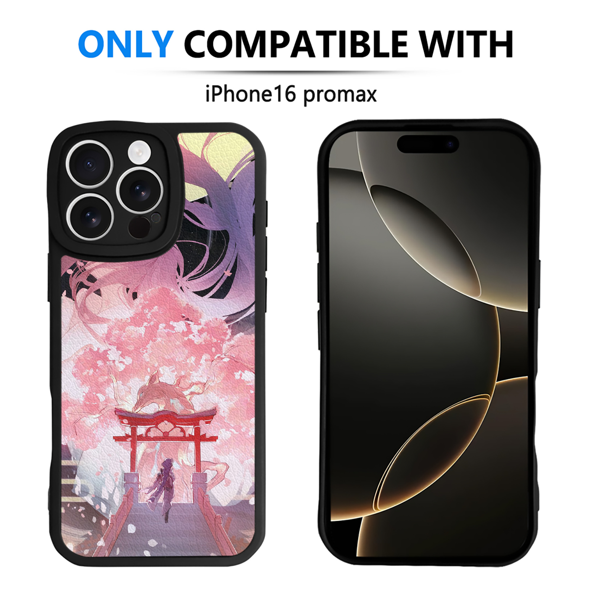 げんし神 genshin 【iPhone 16シリーズ対応】シリコンスマホケース（レザー調） 材質：シリコン